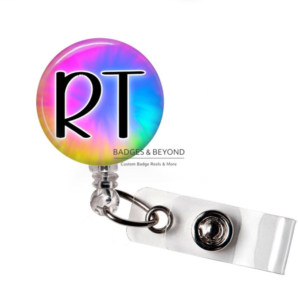 RT Radiology Technologist Badge Reel | Radiology Tech Retractable ID Holder
